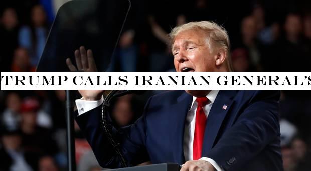 Trump calls Iranian generaldeath ‘American justice&