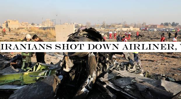 Iranians shot down airliner, Western leaders declare