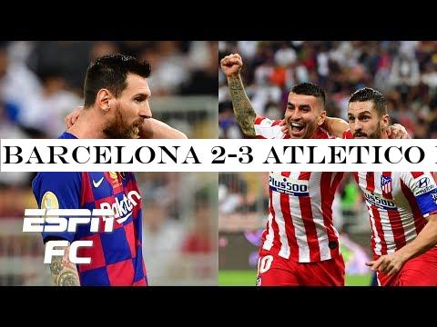 Barcelona 2-3 Atletico Madrid: Lionel Messi denied the Supercopa | Spanish Supercup Highlights