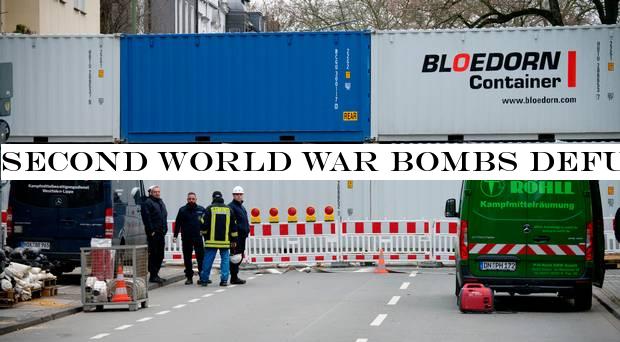 Second World War bombs defused in Germany after mass evacuation