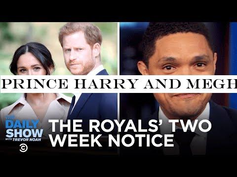 Prince Harry and Meghan Markle Step Back -Harvey Weinstein Texts in Court | The Daily Show