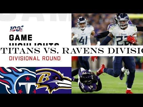 Titans vs. Ravens Divisional Round Highlights | NFL 2019 Playoffs