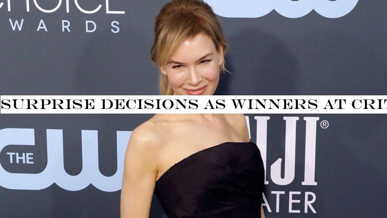 Surprise decisions as winners at Critics' Choice Awards revealed