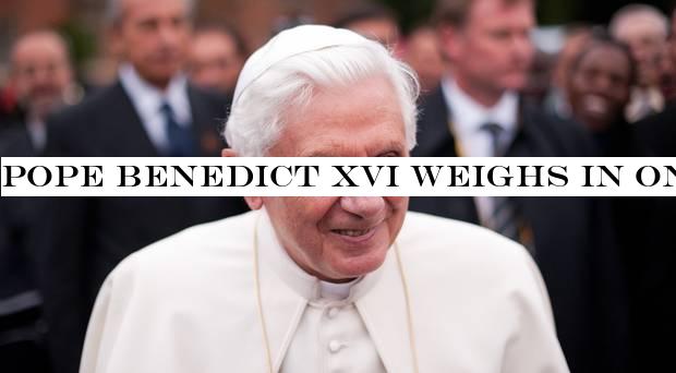 Pope Benedict XVI weighs in on priest celibacy debate