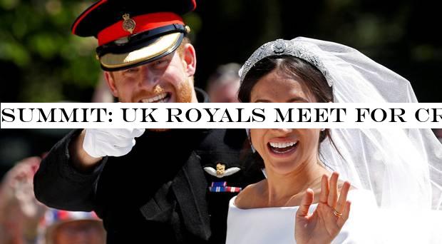 Summit: UK royals meet for crisis talks over prince and wife