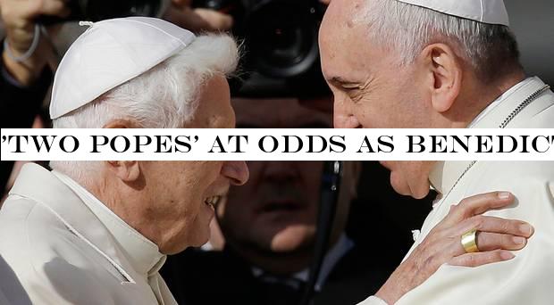 'Two Popes' at odds as Benedict attacks plans for married priests