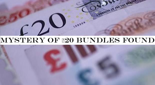 Mystery of £20 bundles found in village since 2014 solved