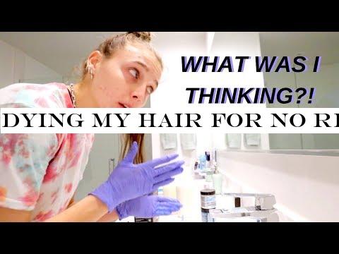 DYING MY HAIR FOR NO REASON *fail*