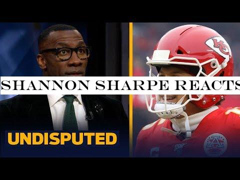 Shannon Sharpe reacts to Patrick Mahomes, Chiefs' comeback win over Texans | NFL | UNDISPUTED