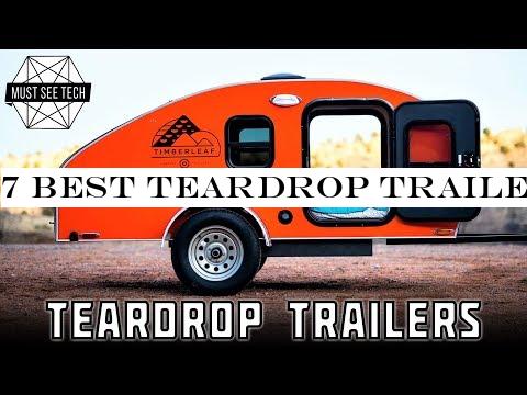 7 BEST Teardrop Trailers and Retro Camping Vehicles for Comfortable Traveling