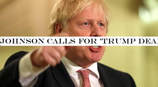 Johnson calls for 'Trump deal' to resolve Iran tensions