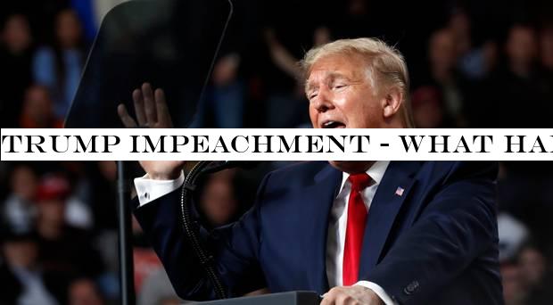 Trump impeachment - what happens next?