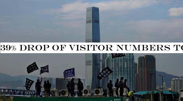 39% drop of visitor numbers to Hong Kong since protests erupted