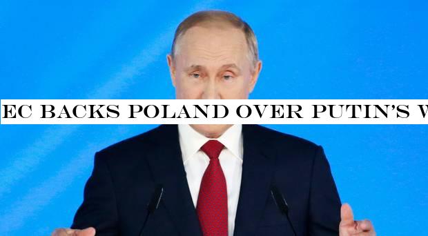 EC backs Poland over Putin's WWII claims