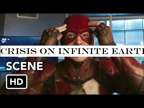 CRISIS ON INFINITE EARTHS quot;Ezra Miller As The Flash Cameo quot; Clip [HD]