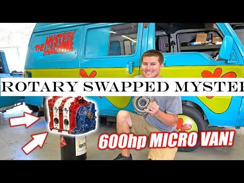 ROTARY Swapped Mystery Machine EP.1 - Introducing Cooper's New TURBO ROTARY Engine!!!