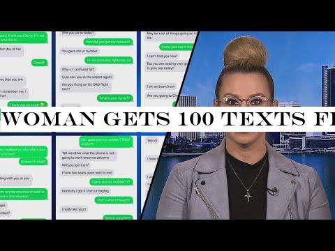 Woman Gets 100 Texts From Airline Employee During Flight