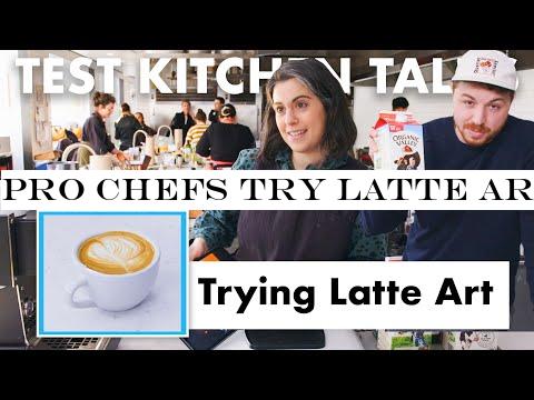 Pro Chefs Try Latte Art | Test Kitchen Talks | Bon App eacute;tit