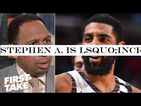 Stephen A. is lsquo;incredibly disappointed  in Kyrie Irving | First Take