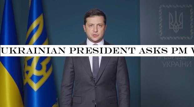 Ukrainian president asks PM who disparaged him to stay