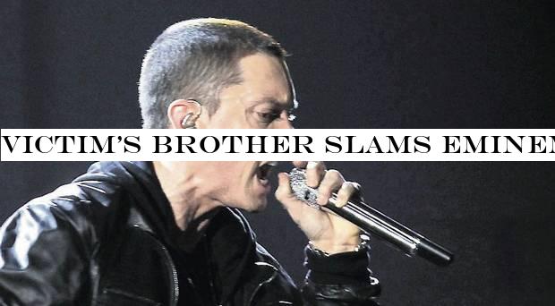 Victim's brother slams Eminem over Manchester bombing lyric