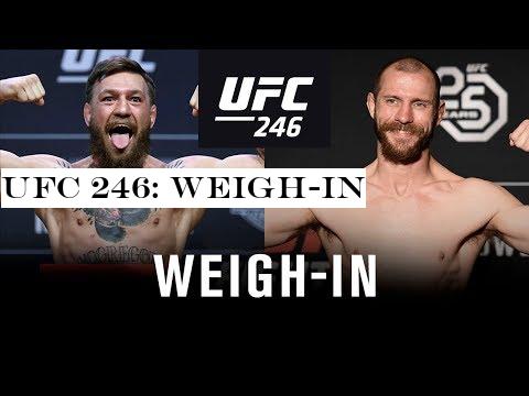 UFC 246: Weigh-in