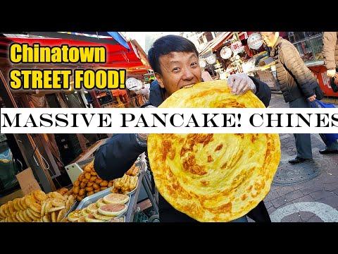 MASSIVE PANCAKE! Chinese STREET FOOD in Seoul CHINATOWN Tour