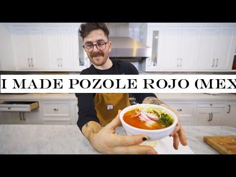 i made pozole rojo (mexican soup)