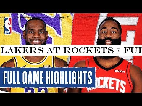 LAKERS at ROCKETS | FULL GAME HIGHLIGHTS | January 18, 2020