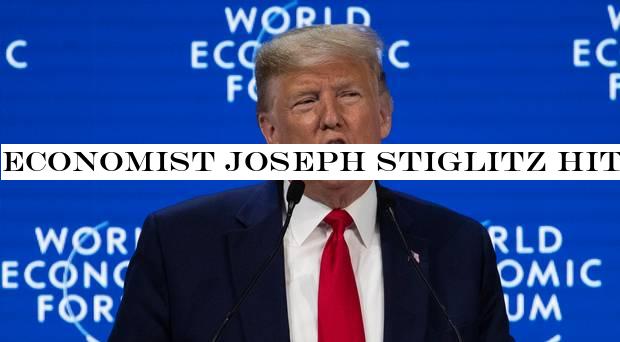 Economist Joseph Stiglitz hits out at Donald TrumpDavos speech