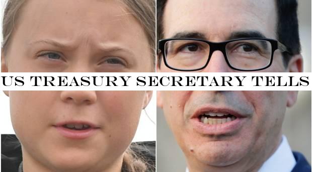 US Treasury Secretary tells Greta Thunberg to go to college and get a degree