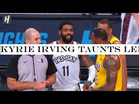 Kyrie Irving TAUNTS LeBron James - Lakers vs Nets | January 23, 2020