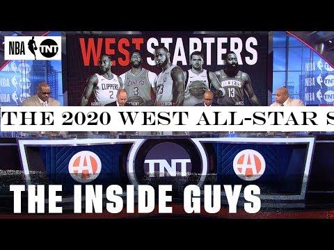 The 2020 West All-Star Starters Are Revealed | NBA on TNT