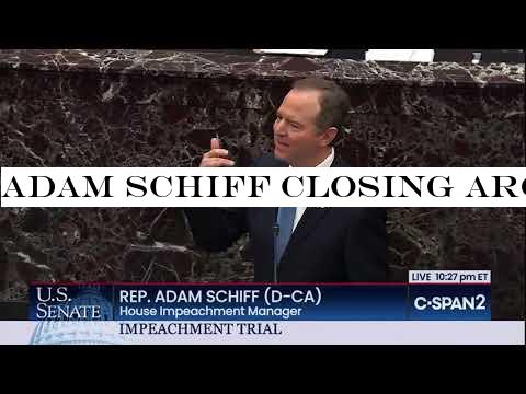 Adam Schiff Closing Argument