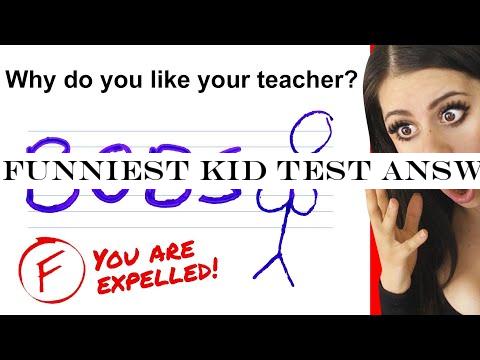 Funniest KID TEST Answers !