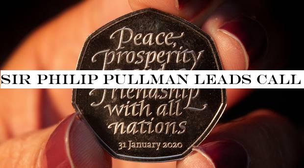 Sir Philip Pullman leads call to boycott Brexit 50p over ‘missing Oxford comma&