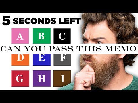 Can You Pass This Memory Test?