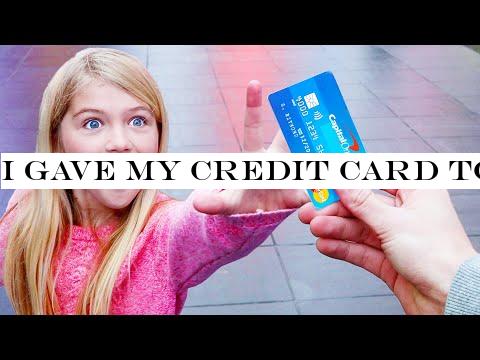 I Gave My Credit Card To Random People