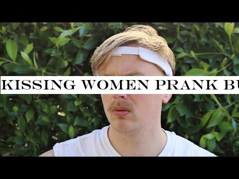 kissing women prank but the only woman i kiss is my grandma