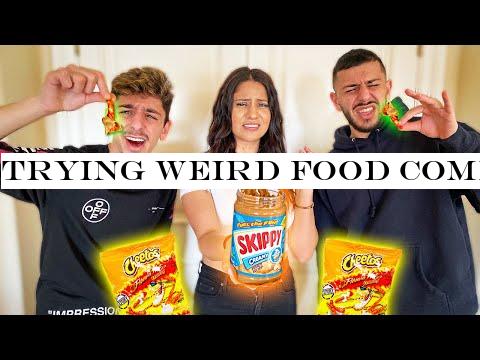 Trying WEIRD FOOD COMBINATIONS That People Love!!