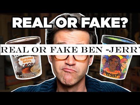 Real or Fake Ben -Jerry's Ice Cream Flavors (GAME)