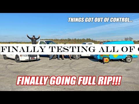 Finally Testing ALL of Our BURNOUT MACHINES!!! Freedom Takes Over It Was AWESOME!