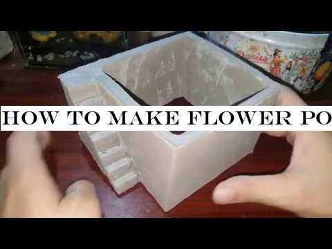 How to make flower pot cement | IDEA CRAFT CEMENT