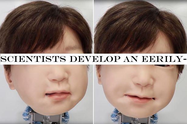 Scientists develop an eerily-realistic child robot that can 'feel' pain