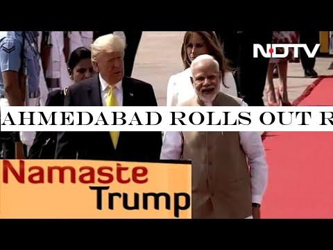 Ahmedabad Rolls Out Red Carpet For Trumps