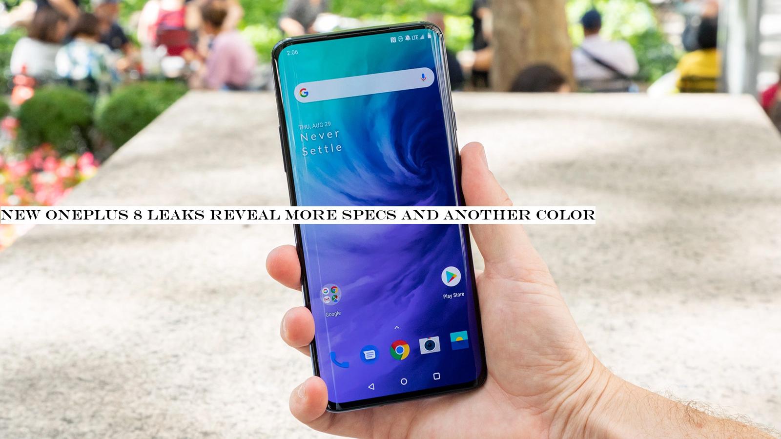 New OnePlus 8 leaks reveal more specs and another color