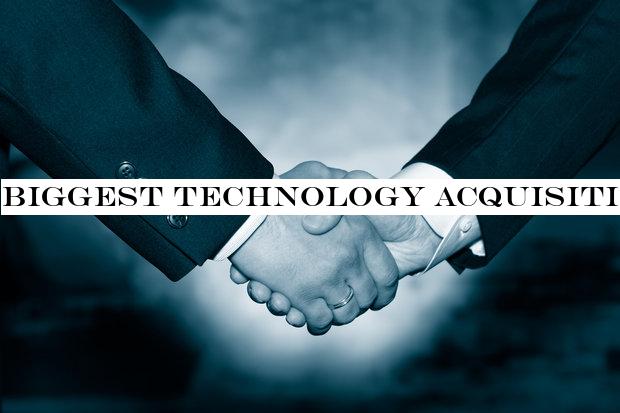 Biggest technology acquisitions 2020