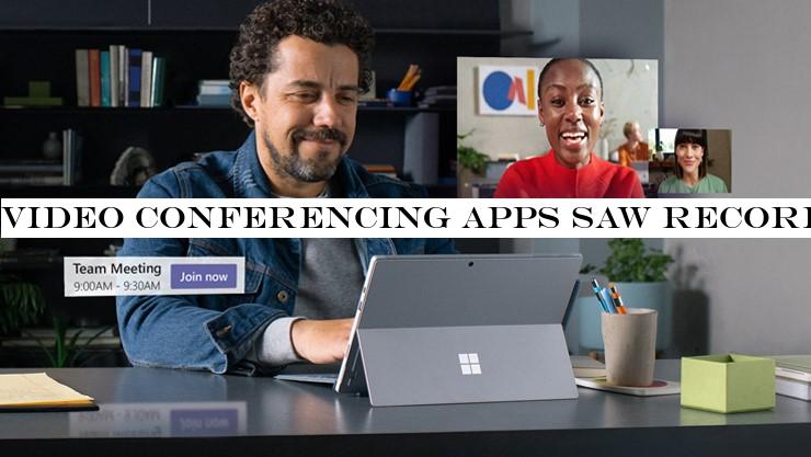 Video conferencing apps saw record downloads in just one week