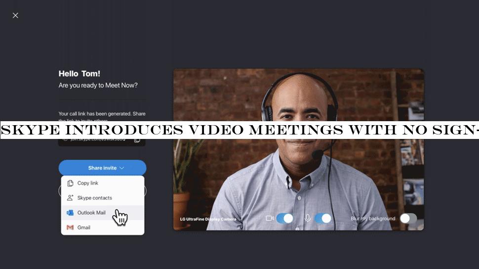 Skype introduces video meetings with no sign-up needed for those wanting a Zoom alternative