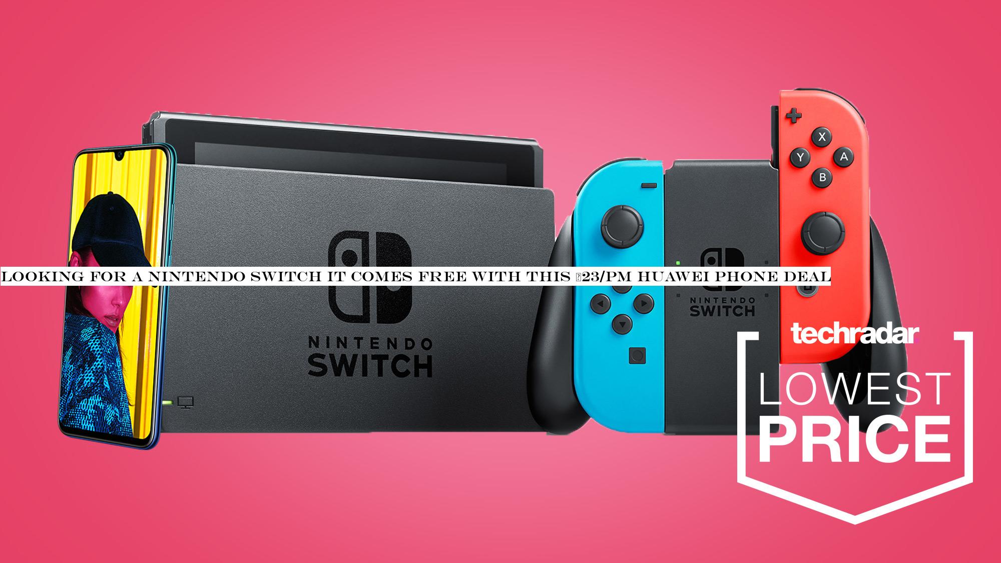 Looking for a Nintendo Switch? It comes free with this £23/pm Huawei phone deal